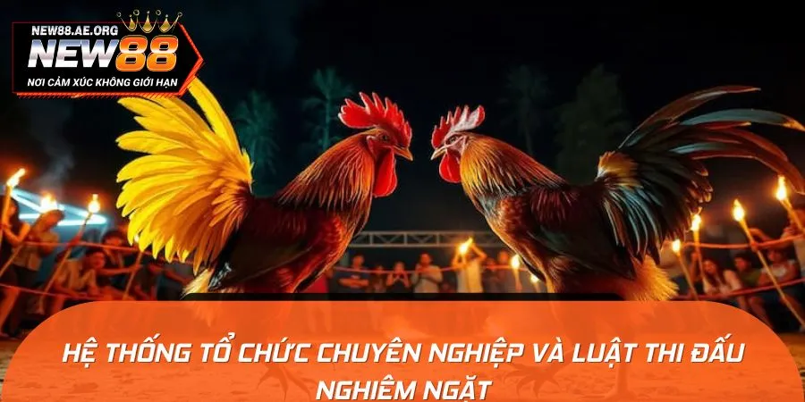 Sàn đá gà Mỹ được tổ chức và vận hành cực chuyên nghiệp