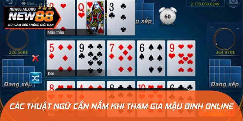 Thuật ngữ cơ bản mà game thủ cần biết trong game Mậu Binh 