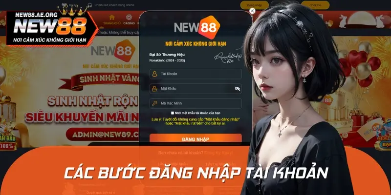 Đăng nhập tài khoản NEW88 đơn giản, bảo mật, trải nghiệm mọi trò chơi ngay