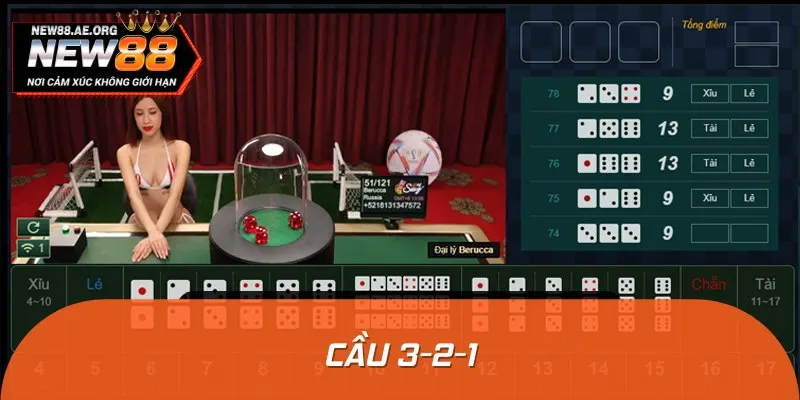 Cầu 3-2-1 là loại cầu có tính ổn định cao với cách nhận diện đơn giản