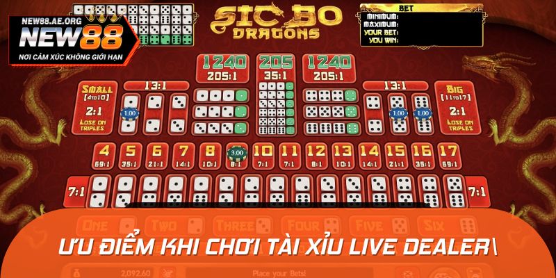 Tựa game Tài Xỉu live dealer thu hút hàng triệu người chơi