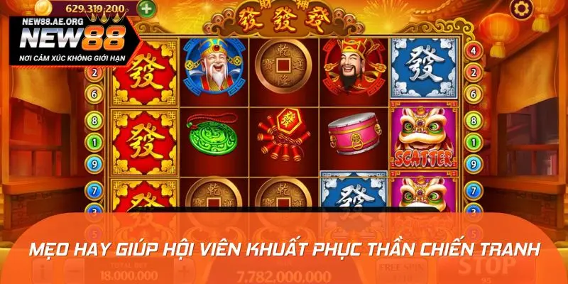 Mẹo hay giúp hội viên khuất phục Thần Chiến Tranh